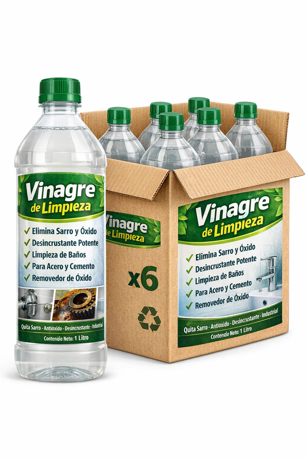 VINAGRE DE LIMPIEZA X 1L